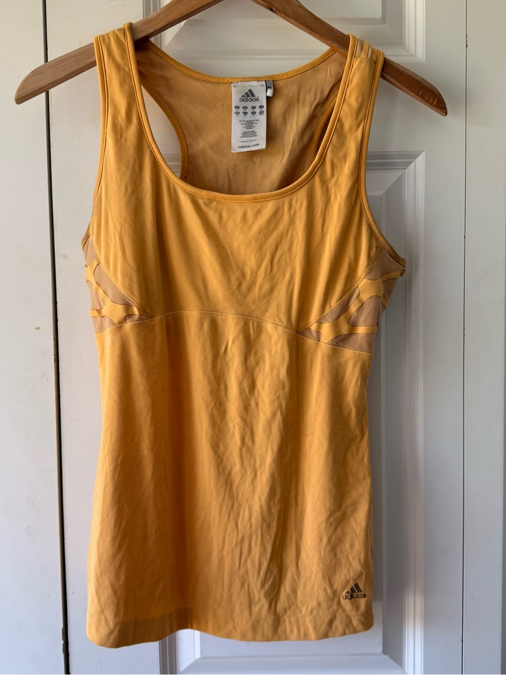 adidas Women's light orange Athletic Tank